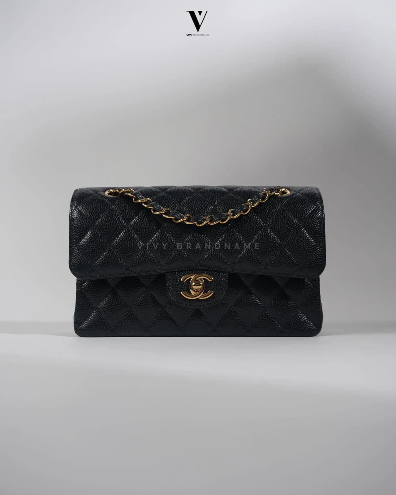 Chanel classic 9 — classic 9 black caviar GHW MCC