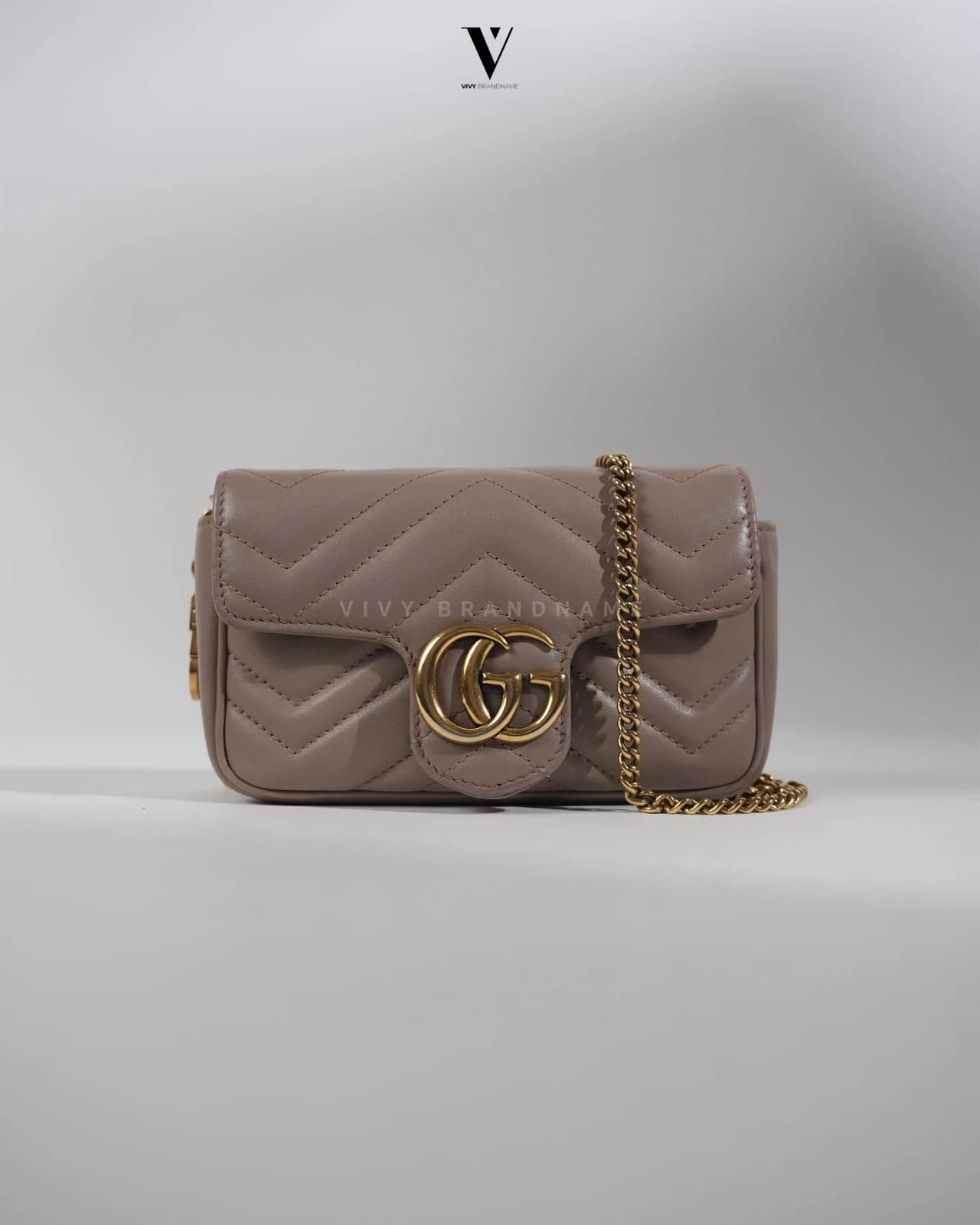 Gucci marmont supermini — marmont supermini beige GHW