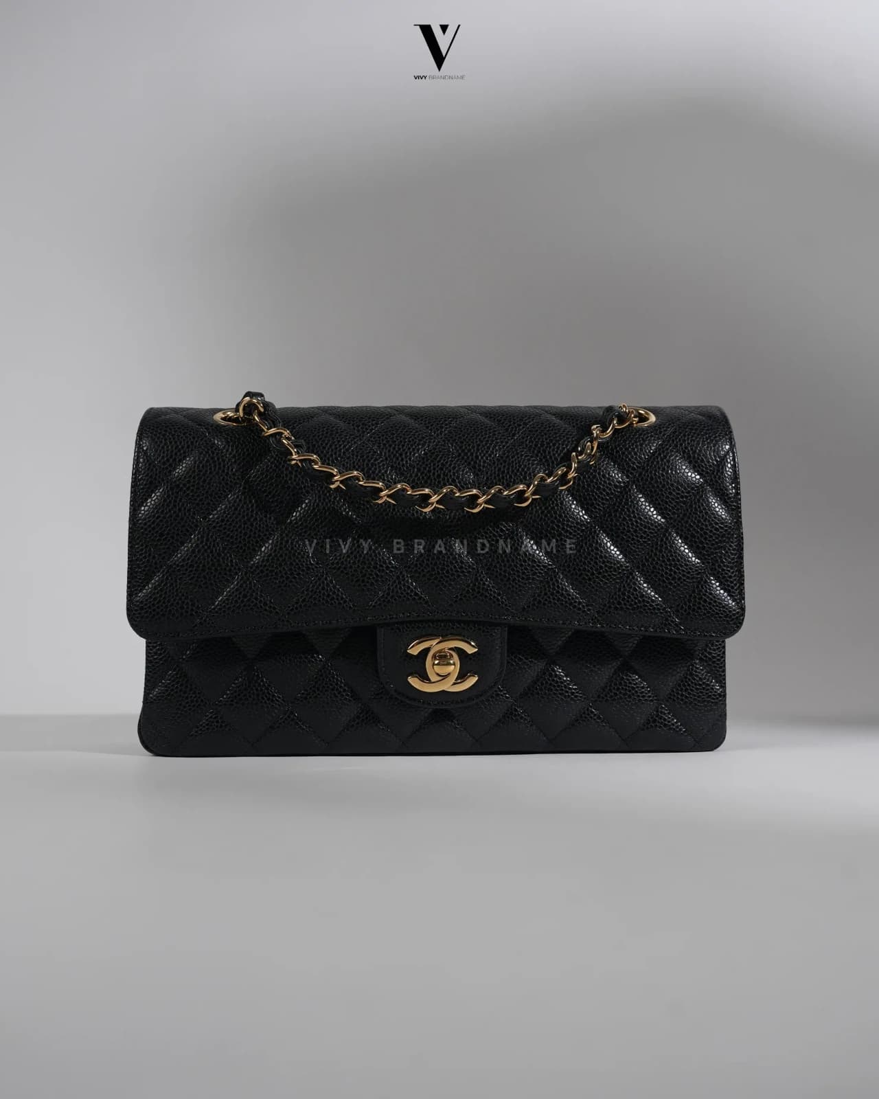 Chanel classic — Classic 10 black caviarGHW MCC