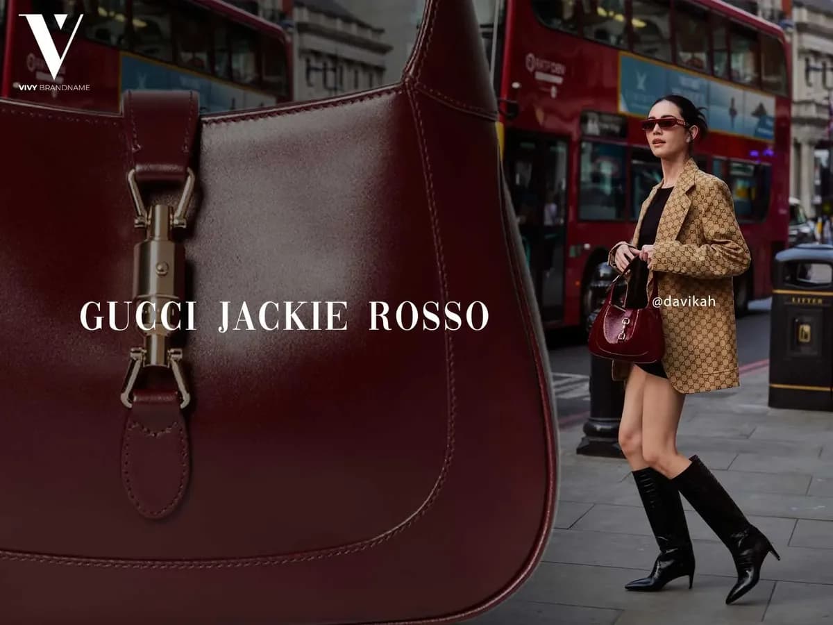 Gucci Jackie Medium Rosso กับ “ใหม่ ดาวิกา” สะพายที IG ลุกเป็นไฟ