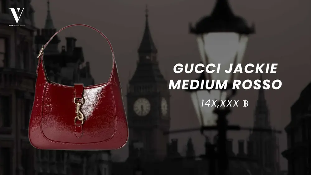 Gucci Jackie Medium Rosso กับ “ใหม่ ดาวิกา” สะพายที IG ลุกเป็นไฟ — ภาพประกอบ 2
