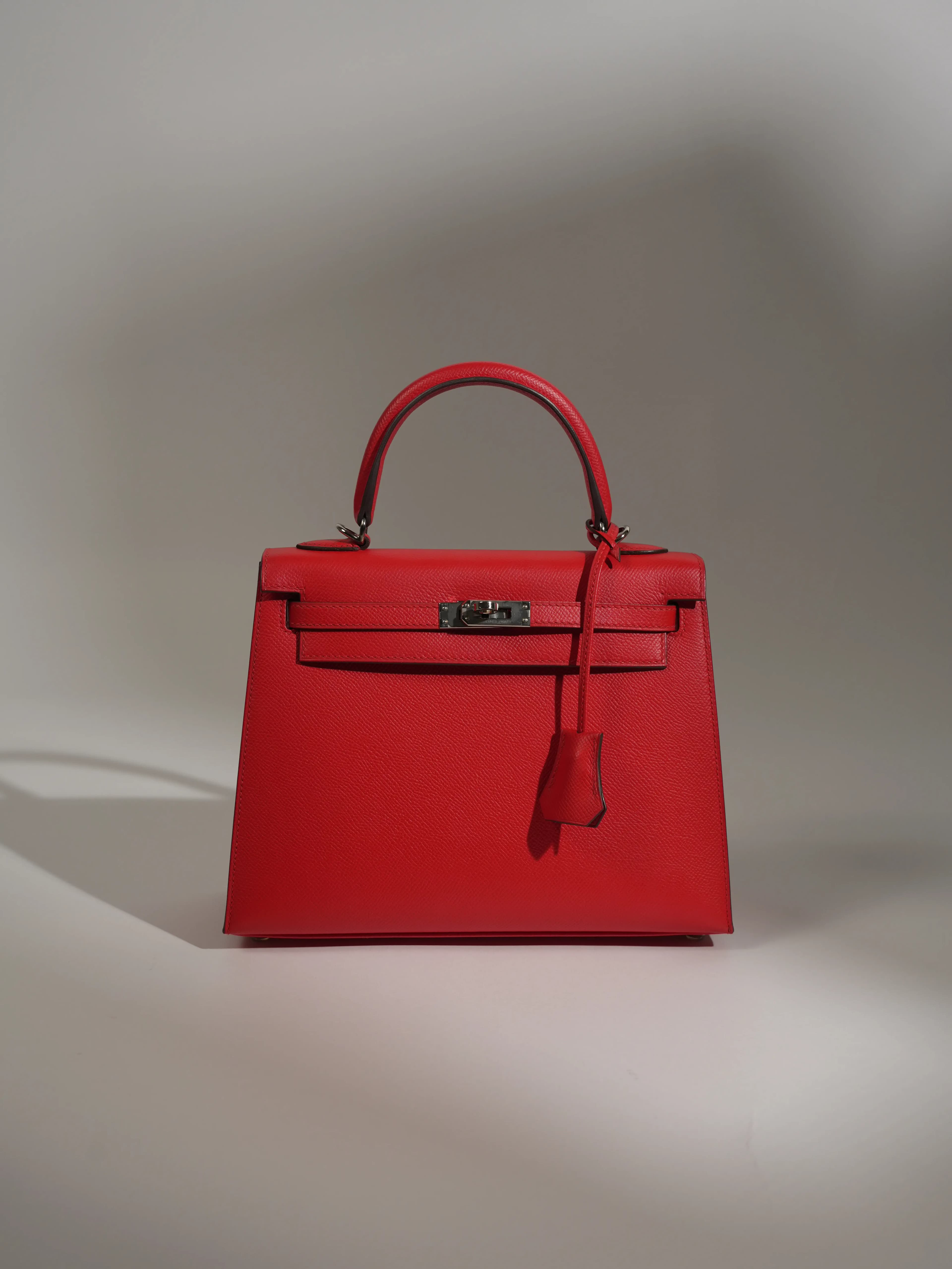 Hermes kelly 25 — Kelly 25 rouge de coeur epsom PHW stamp D
