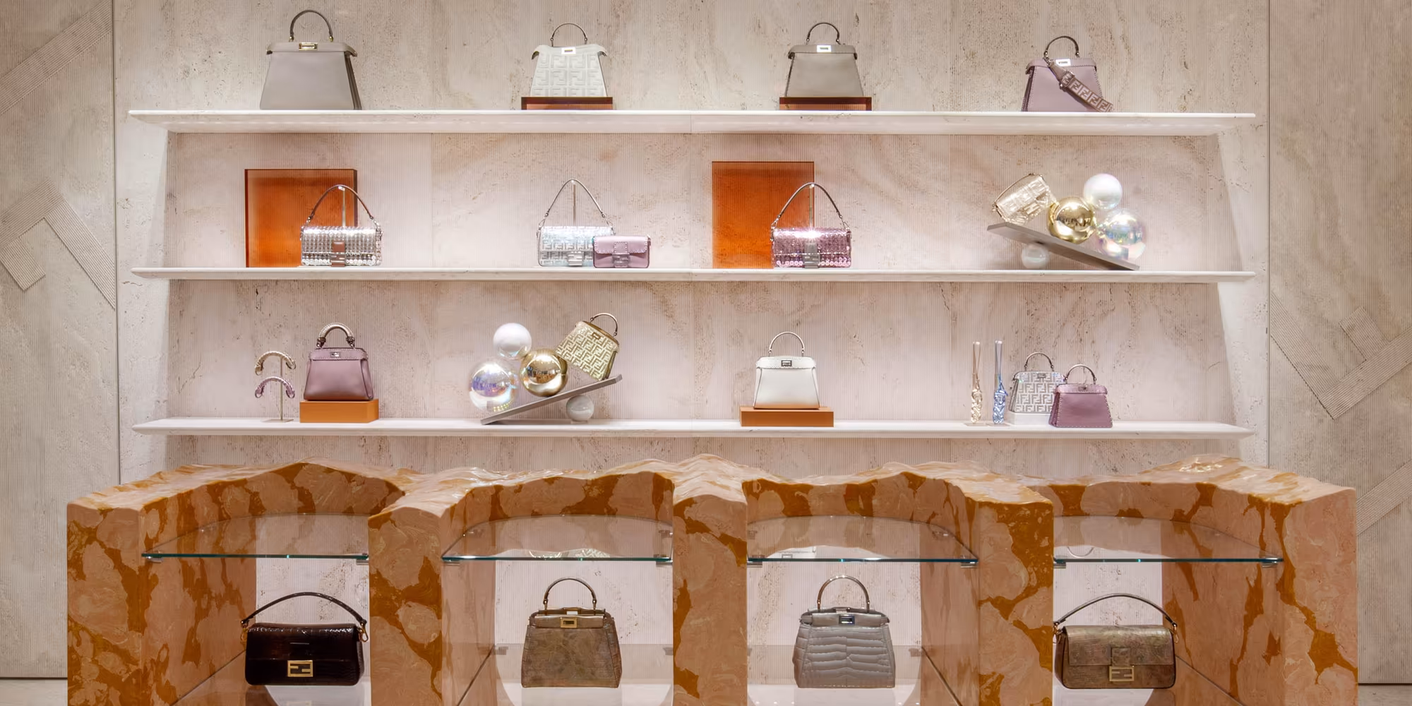 Inside a Fendi boutique