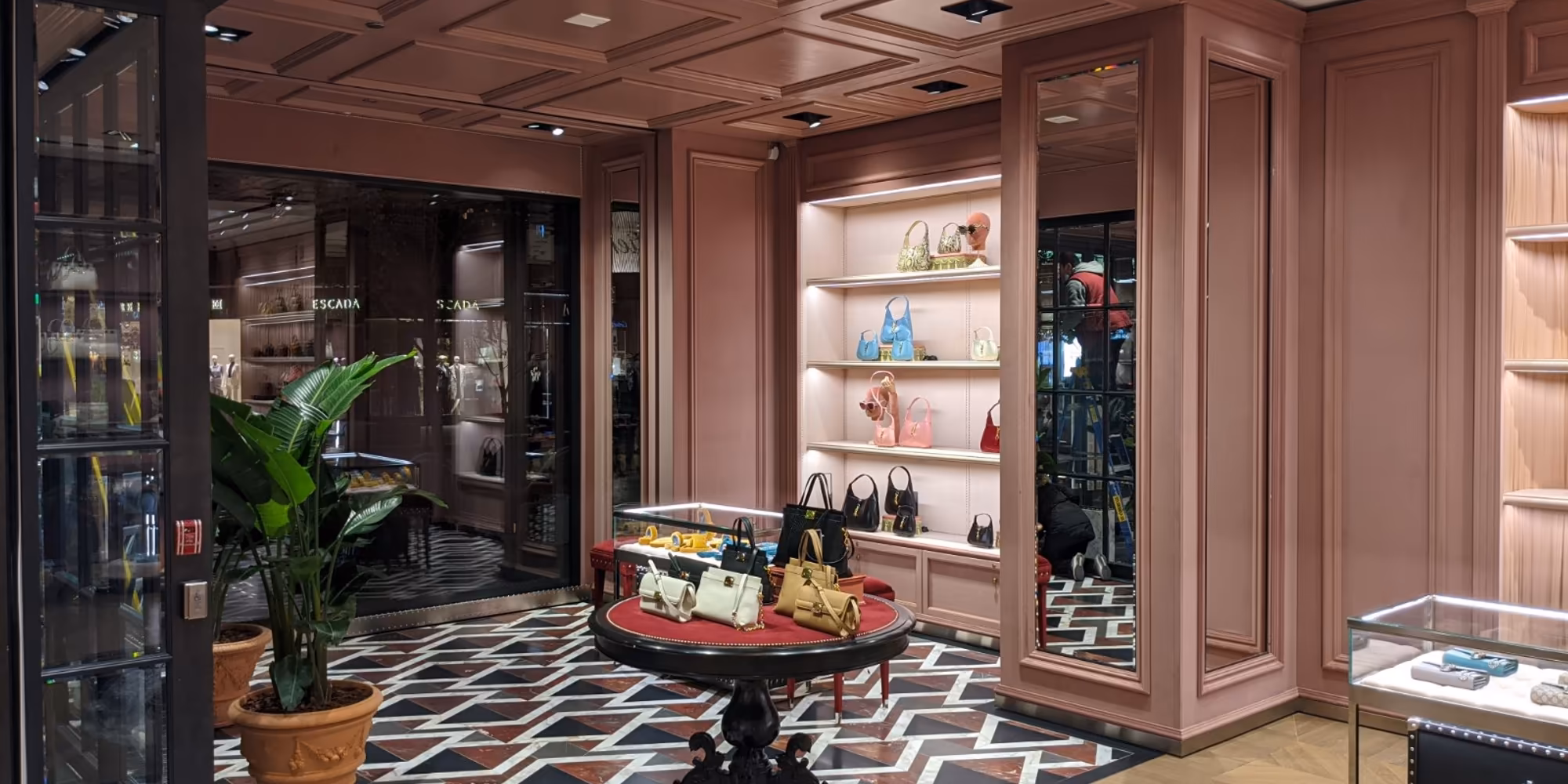 Inside a Gucci boutique