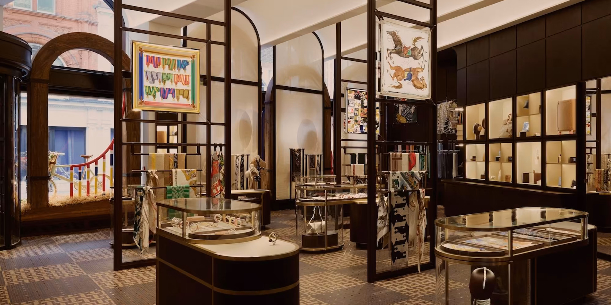 Inside a Hermès boutique